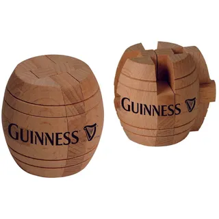 Offizielles Guinness Holzpuzzle-Spiel mit Harfe-Design