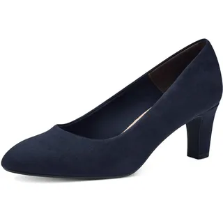 TAMARIS Damen, Pumps mit Blockabsatz, blau, 38 EU