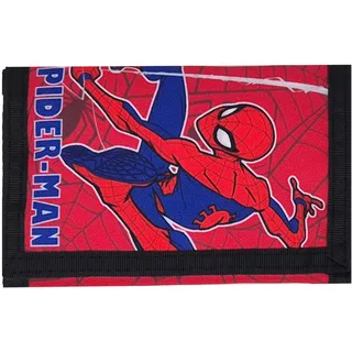Theonoi Kinder Geldbörse Geldbeutel Portemonnaie Brieftasche für Jungen und Mädchen Zubehör für Schultüte Schulranzen (Spiderman)