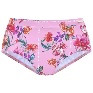 SUNSEEKER Highwaist-Bikini-Hose Damen rosa-bedruckt Gr.40