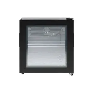 POCOline Glastür-Kühlschrank GTK53-44ES schwarz - Schwarz