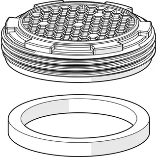 Hansa Luftsprudler Slim M24 x 1 zu Stela 57142201, 59913132