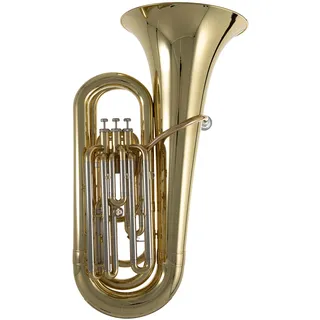 Roy Benson BBb-Tuba TB-301 (Professionelle Tuba, mit Goldmessing Mundrohr, Edelstahl Ventilen, praktischem Rollen-Formetui, perfekte Klangqualität trifft auf herausragendes Design)