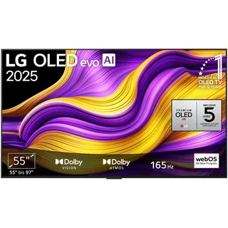 LG OLED55G57LW 55" 4K OLED evo AI Smart TV G5