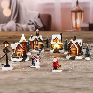 Hi Weihnachtsdeko LED-Weihnachtsdorf