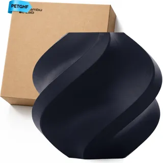 Bambu Lab BambuLab G02-K0-1.75-1000-SPLFREE PETG HF Refill Filament PETG Highspeed Filament, Matt 1.75mm 1000g Schwarz (33102) / Nachfüllung