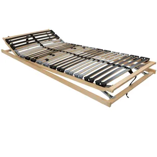 Mid.you Lattenrost, Holz, Birke, 7-Zonen, 90x200 cm, Lga, Made in EU, FSC Mix, Über- und Sondergrößen erhältlich, bewegliche Leistenlagerung, Federleisten mit Duokappen, Mittelgurt, individuelle Liegehärteeinstellung, verstellbar, alternative Größen erhältlich, Schlafzimmer, Lattenroste, Lattenrost verstellbar