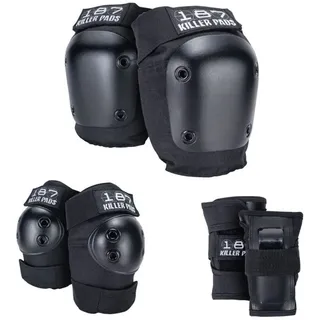187 KillerPads Protektoren-Set Adult L/XL Schwarz