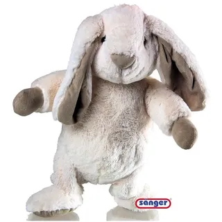 0,8 L Wärmflasche mit Bezug Plüschtier Hase Mümmelmann Wärmekissen von Sänger