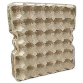 Ingbertson Eierkartons für Eier/Eierschachteln für Hühnereier ohne Aufdruck Eierpappen Eierhöcker Eierlagen Eierschachteln (10, für je 30 Eier, Eierpappen)