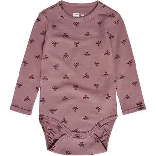 hummel hmlBAMBO Baby Body Langarm twilight mauve 62