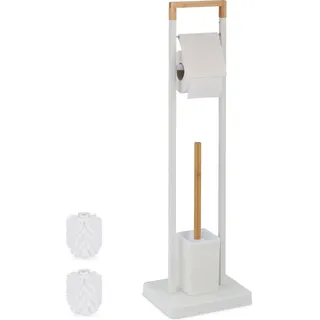 Relaxdays Toilettenbürste WC-Garnitur